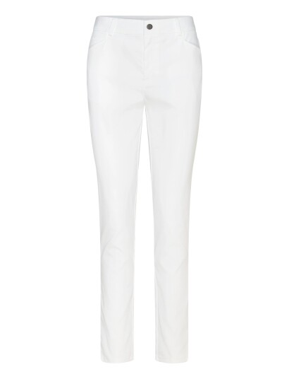 Original Penguin Golf Veronica 5 Pocket Full Length Slim Leg Pant   White   4 x 32
