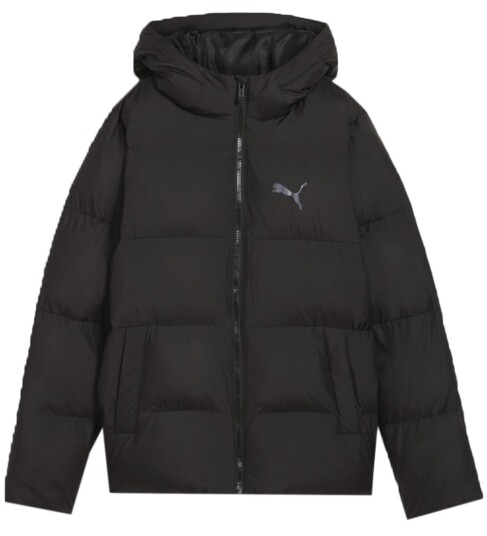 Puma Jakke Poly Hooded Puffer Jacket Svart Puma Jakke Poly Hooded Puffer Jacket Svart