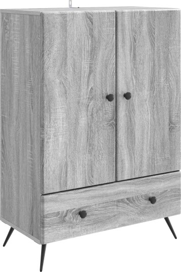  Serviesskap Grå sonoma 66 x 34,5 x 95 cm Konstruert tre