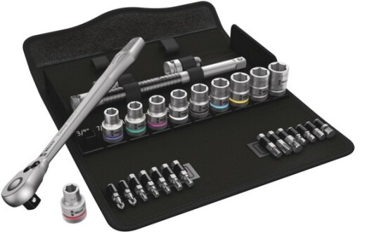 Wera 8100 Sc 11, 28 Stykker, Sort, Rustfritt Stål, Rustfritt Stål