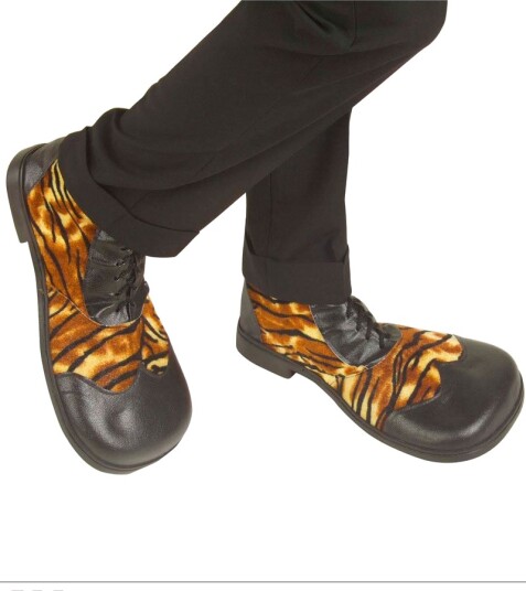 Tigermønstrede STORE Pimp Kostymesko Passer ALLE! Tigermønstrede STORE Pimp Kostymesko Passer ALLE!
