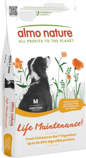 Almo Nature Holistic Tørrfôr Adult Life Maintenance & Ris Medium Sparepakke Kylling 2 X 12 kg Almo Nature Holistic Tørrfôr Adult Life Maintenance & Ris Medium Sparepakke Kylling 2 X 12 kg