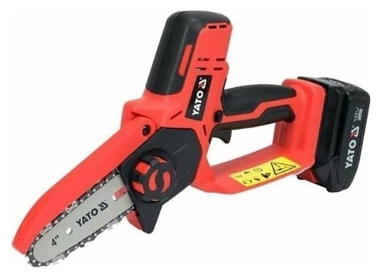 Yato YT-828135 kjedesag 18V 4" inkl. 1x2,0Ah batteri (kompakt og b??rbar)