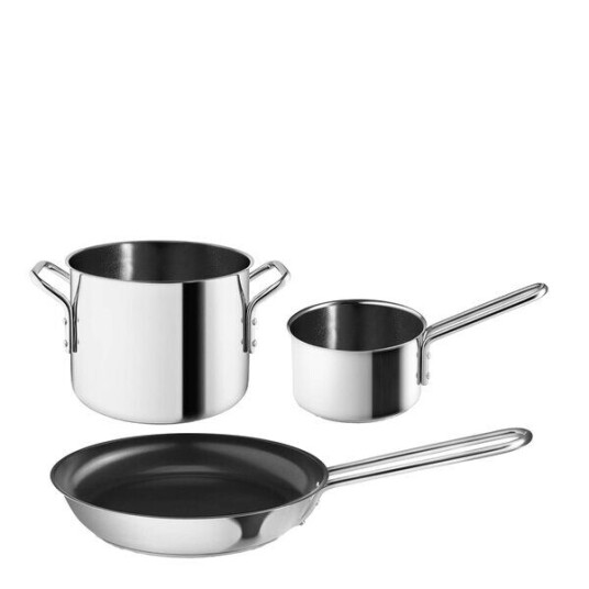 Eva Trio Stainless Steel grytesett 3 deler Eva Trio Stainless Steel grytesett 3 deler