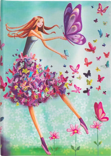 Paperblanks Notatbok Paperblanks Summer Butterflies midi linj
