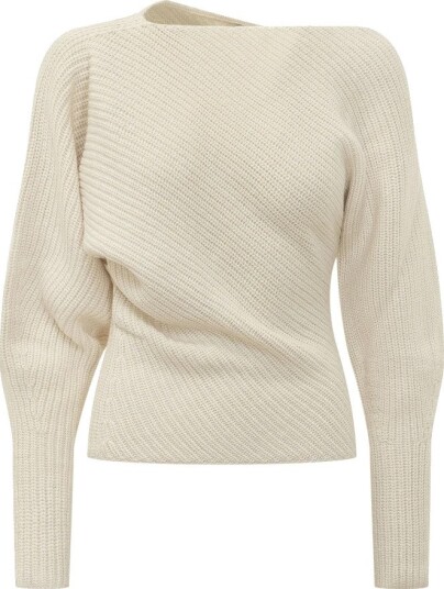 Alberta Ferretti Dame Strikkevarer Beige M,