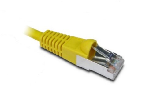 Inter-Tech Koblingskabel Rj-45 Hann Til Rj-45 Hann 25 Cm Ftp Cat 5E Gul Inter-Tech Koblingskabel Rj-45 Hann Til Rj-45 Hann 25 Cm Ftp Cat 5E Gul