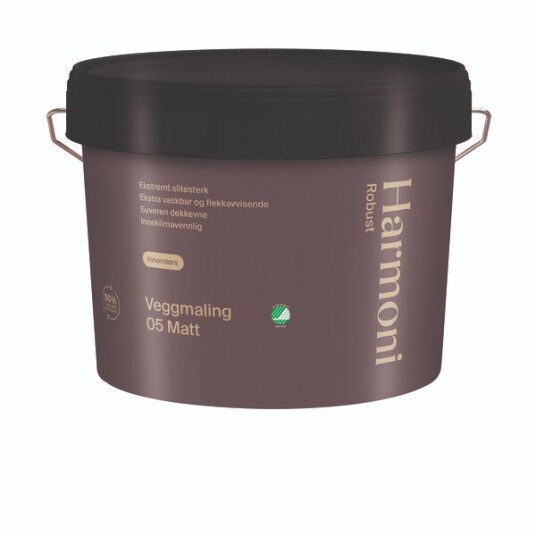 Harmoni Interiormaling Robust 05 Hvit Base 9l