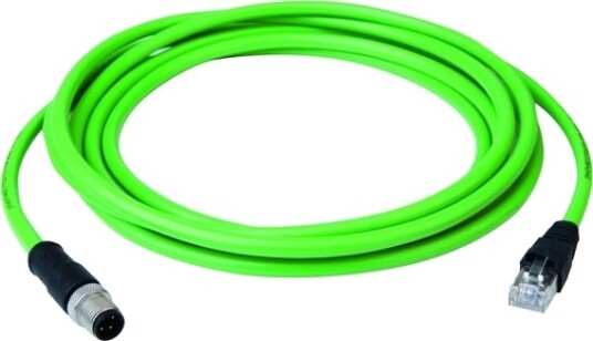 Telegärtner 100017287 3 M Cat5 Sf/Utp S-Ftp M12 Rj-45 Grønn
