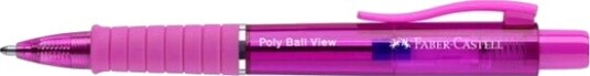 Faber Castell Kulepenn Faber Poly Ball XB View Dyp Rosa
