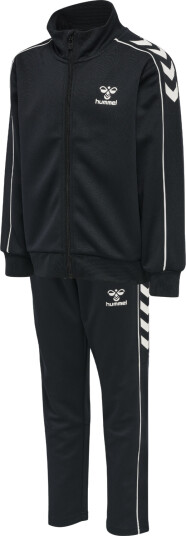 Hummel Kids' hmlTrack Tracksuit Black 104, Black Hummel Kids' hmlTrack Tracksuit Black 104, Black