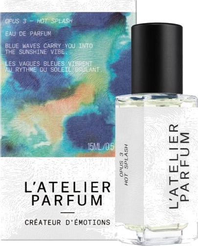 Hot Splash Eau De Parfyme 15 ml fra L'Atelier Parfum - Frisk sitron og ylang-ylang Hot Splash Eau De Parfyme 15 ml fra L'Atelier Parfum - Frisk sitron og ylang-ylang
