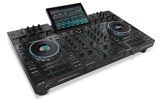 Denon DJ Prime 4+ Standalone DJ Controller with Decksaver Cover Denon DJ Prime 4+ Standalone DJ Controller with Decksaver Cover