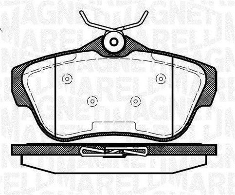 Bremseklosser MAGNETI MARELLI 363916060194