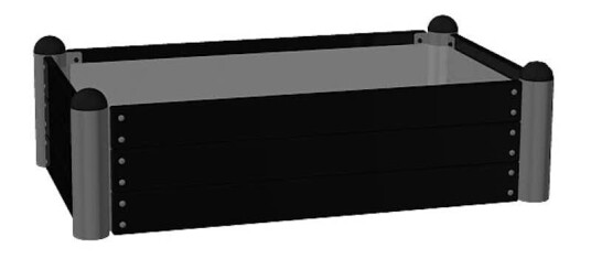 Plantekasse PLUS 80x140 cm Plantekasse PLUS 80x140 cm
