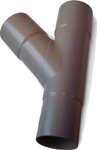 Plastmo manifold Ø75x75mm, 45°, grafitt gray 75 mm