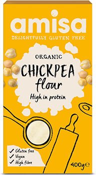 Organic Amisa Amisa Kikertmel Fint Glutenfri Øko - 400 g Organic Amisa Amisa Kikertmel Fint Glutenfri Øko - 400 g