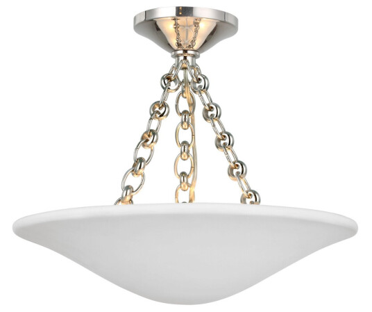 Mollino 16" plafond nickel
