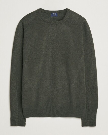 William Lockie Rob Lambswool Crewneck Seaweed William Lockie Rob Lambswool Crewneck Seaweed