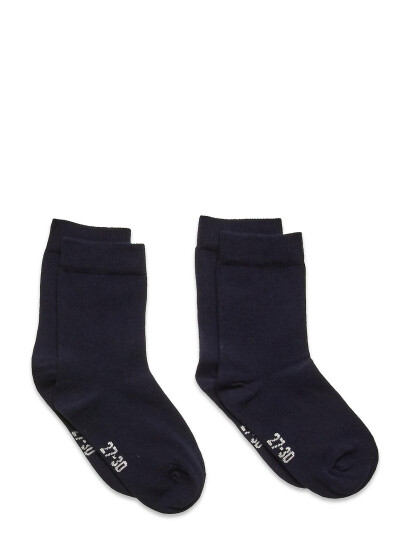 Minymo Ankle Sock (2-Pack) Black 27-30 Minymo Ankle Sock (2-Pack) Black 27-30