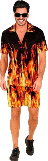 Flammende Hett Kostymesett XXL