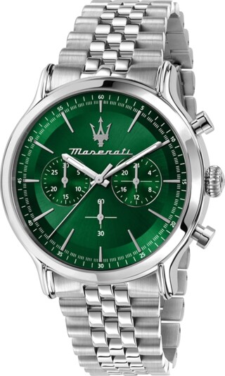 Maserati Herreklokke R8873618033 Classic Grønn/Stål Ø42 mm Maserati Herreklokke R8873618033 Classic Grønn/Stål Ø42 mm