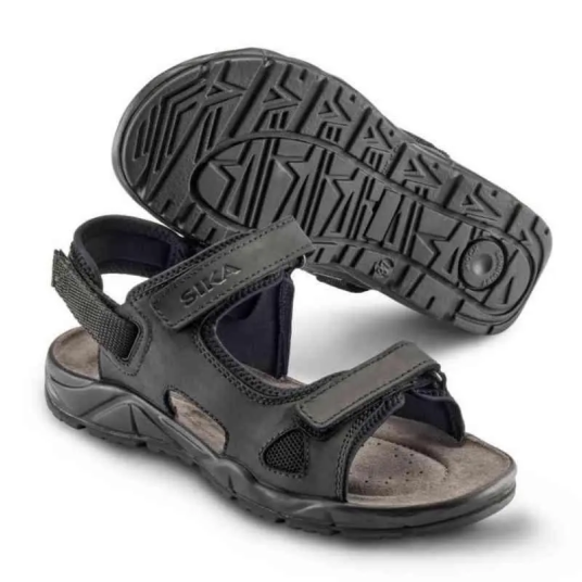 Sika Fritidssandal Motion Ob Unisex Str. 45 Sort/grå Par