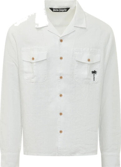 Palm Angels Herre Skjorter Hvit S,