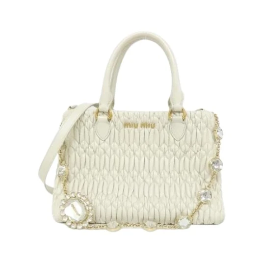 Miu Miu Miu Miu Dame Hvit