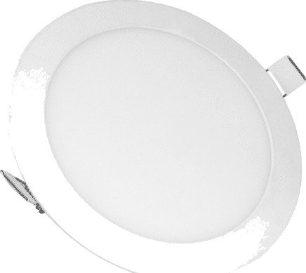 LED Panel Rund Innfelt 15W 20CM 3000K Dimbar