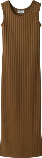 Name It Nkfjenna Sl Slim Maxi Dress Brown 164