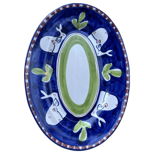 Piccola Home Amalfi Serveringsfat 37 cm Blå