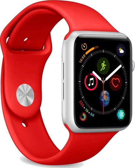 Puro ICON Klokkereim for Apple Watch 38 40mm Rød Puro ICON Klokkereim for Apple Watch 38 40mm Rød