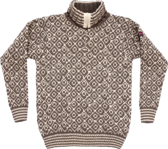 Devold Svalbard Wool Zip Neck Grå XXL
