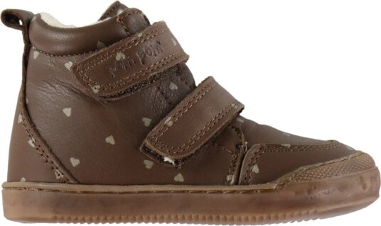 Pom Pom Pmpru Sneaker Wool Boot Aop DARK BROWN HEART AOP 27 Pom Pom Pmpru Sneaker Wool Boot Aop DARK BROWN HEART AOP 27