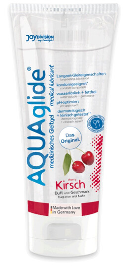 Aquaglide Glidemiddel med Smak 100 ml - Clear
