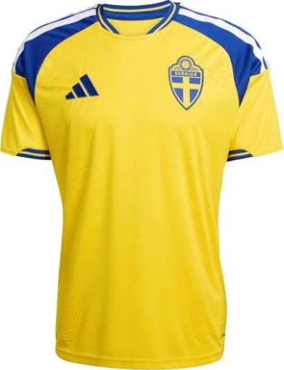 VM 2026 Sverige Hjemmedrakt S-2XL Voksen & Barn Fotballdrakt Uten Navn uten nummer
