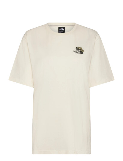 The North Face U Flower Dome Relaxed S/S Tee-Graphic - Cream - XS