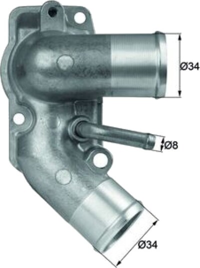Termostat MAHLE ORIGINAL TI 49 92D