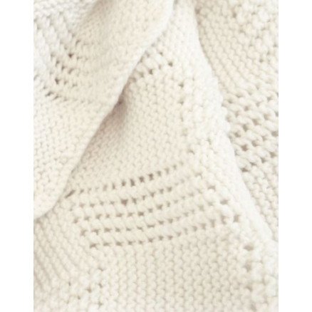 Baby Cloud by DROPS Design Baby Teppe Strikkeoppskrift 70x94 cm
