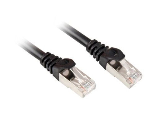 Sharkoon - Koblingskabel - Rj-45 Til Rj-45 - Cat 6 - Svart