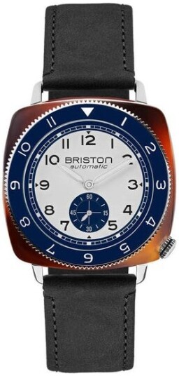 Briston Herreklokke 241639.SA.T.2NV.CH Clubmaster Sølvfarget/Lær