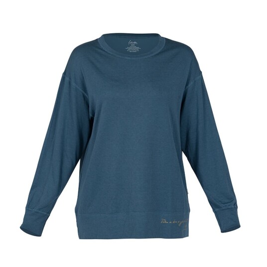 Lilleba & Herremann Genser til dame Loungewear Freja MorkeblA Lilleba & Herremann Genser til dame Loungewear Freja MorkeblA