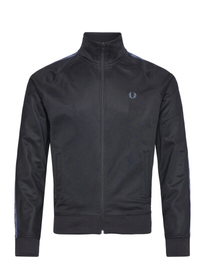 Fred Perry Contrast Tape Track Jkt   Grey   S