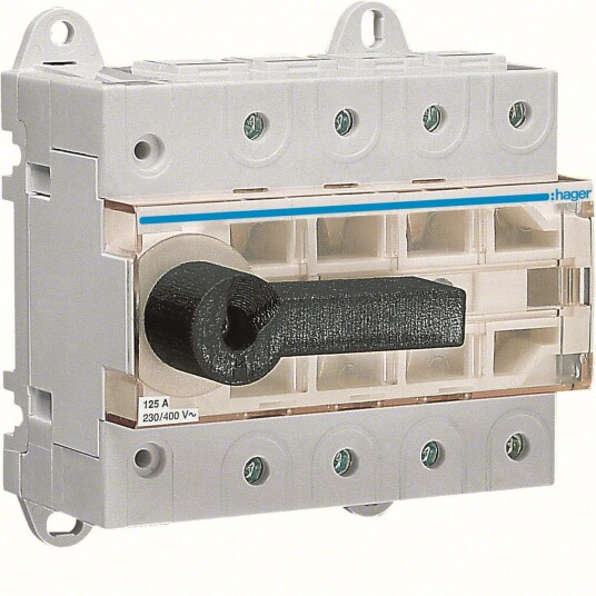 Hager HA306 Hovedbryter 3 polet 125 A Stikkontakter & kabler