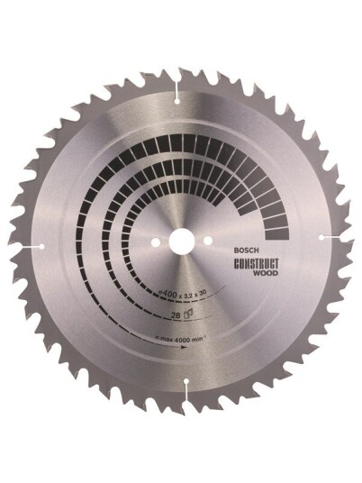 Bosch Sirkelsagblad Construct Wood 400 x 30 x 3,2 mm; 28