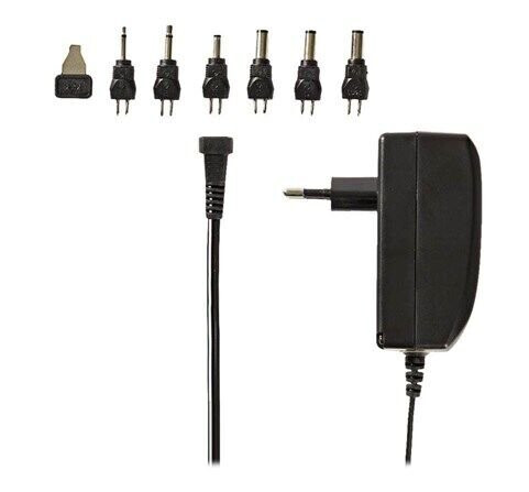 Nedis Universal AC Power Adapter - 24 W | 9 - 24 V DC | 1.80 m | 1.0 A - 1.5 A A | 6 plug(s)