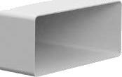 Witt IT208 Flat kanal L.120mm - 220x90mm Hvit