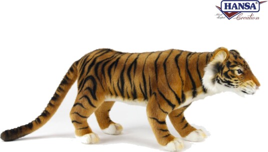 Hansa Creation | Tiger | Oransje/Sort | 44 cm Hansa Creation | Tiger | Oransje/Sort | 44 cm