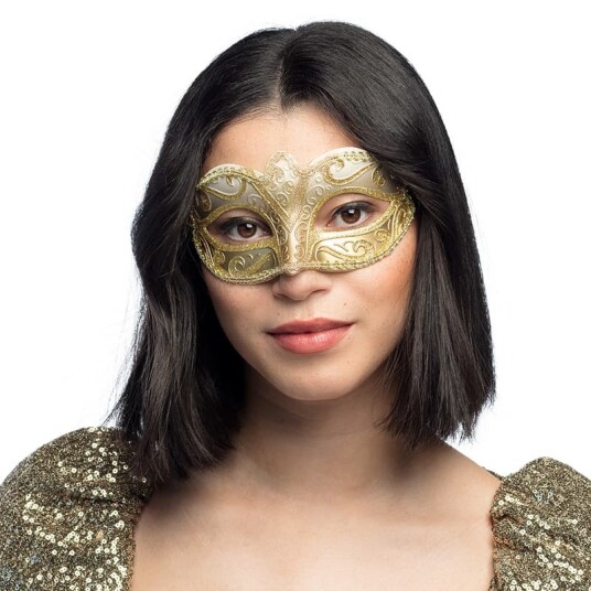 Boland Venice Felina Gold Eye Mask